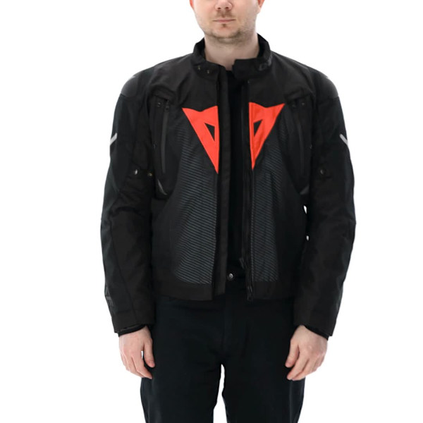 Dainese Super Sprint D-Dry® Jacket - Black / Lava Red - FREE UK